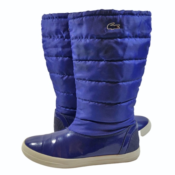 en anden journalist Feje Lacoste | Shoes | Lacoste Zerubia Blue Winter Boots Womens Size 7 Style  Zerubia Item Descripti | Poshmark